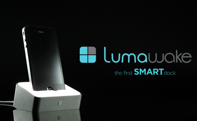 Lumawake, the first smart dock